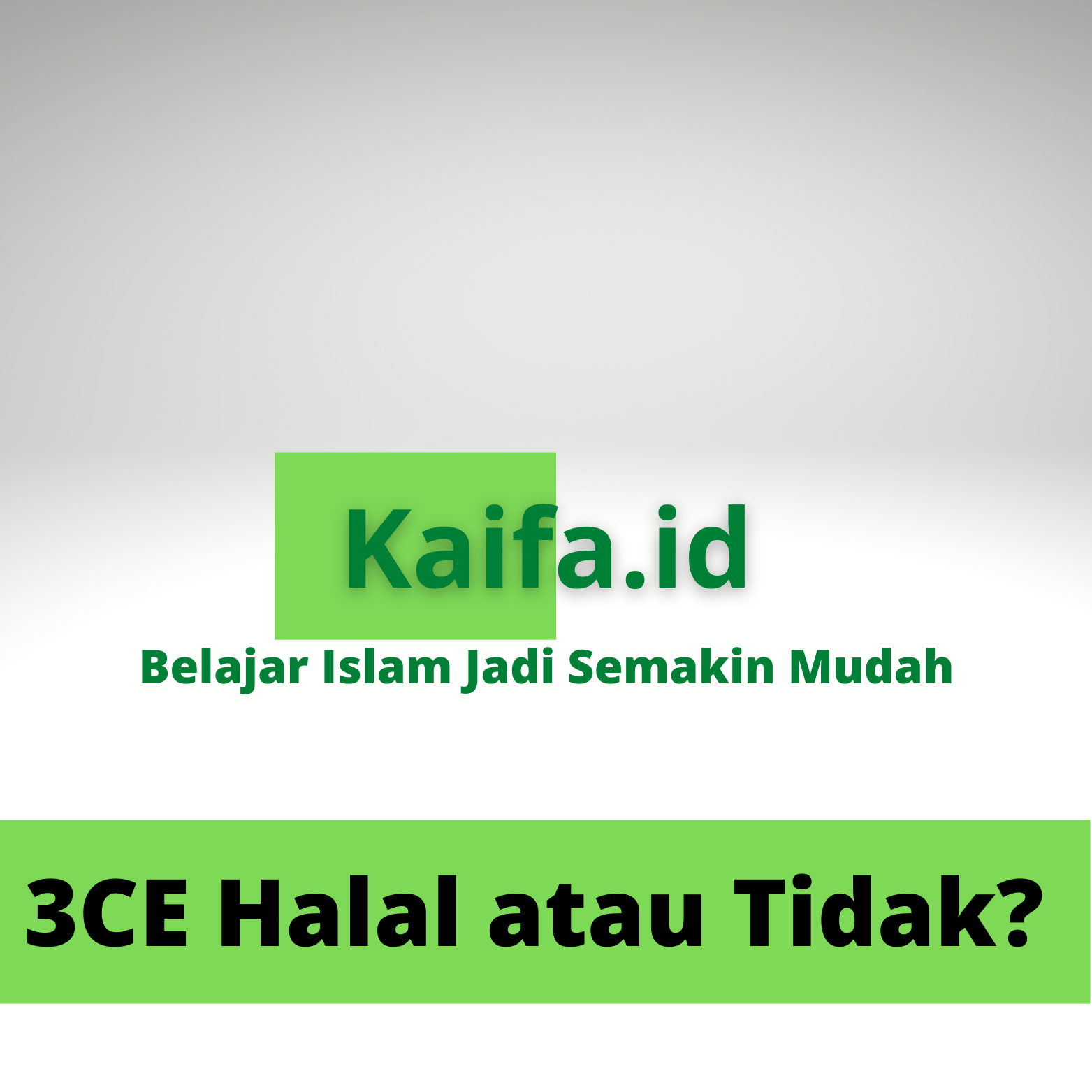 3CE Halal atau Tidak
