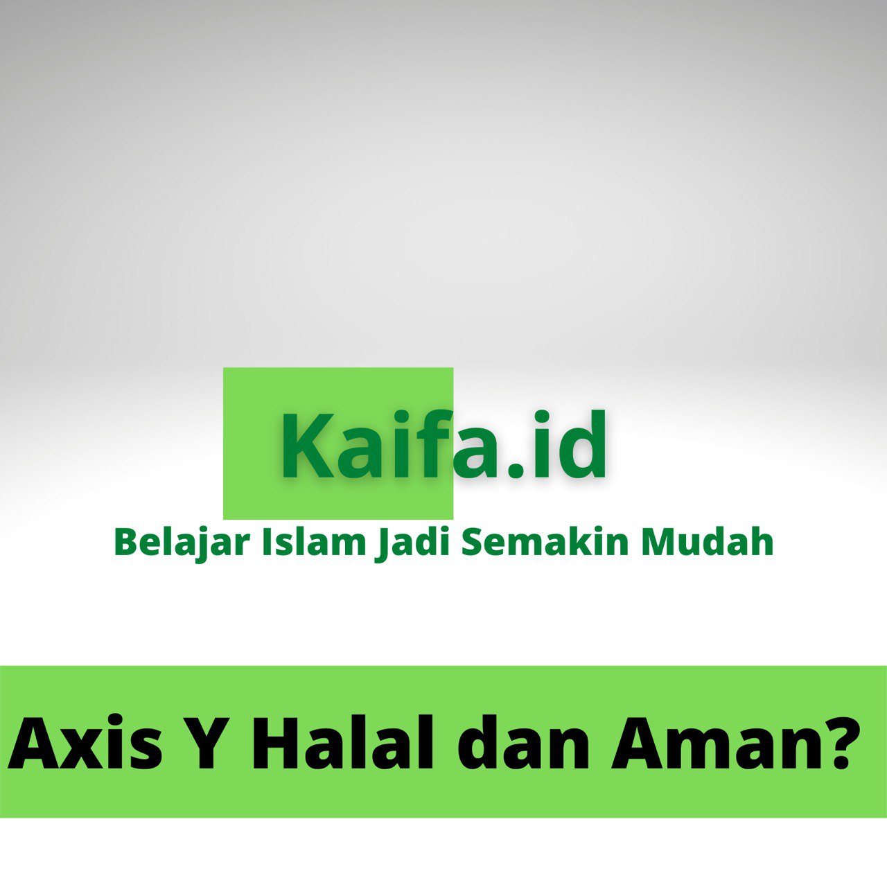 Axis Y Halal dan Aman