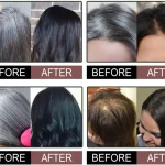 Shampo penghitam rambut halal sebelum setelah