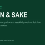Ilustrasi artikel tentang status halal mirin dan sake dalam masakan Jepang