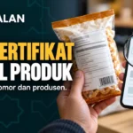 Cara cek sertifikat halal produk dengan mencocokkan nomor dan nama produsen pada kemasan.