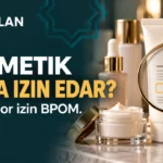 Cara mengenali kosmetik tanpa izin edar BPOM, ilustrasi pemeriksaan label skincare.